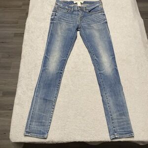 Rugby Ralph Lauren Jeans Womens 26 Denim Skinny Vintage Y2K Whiskering